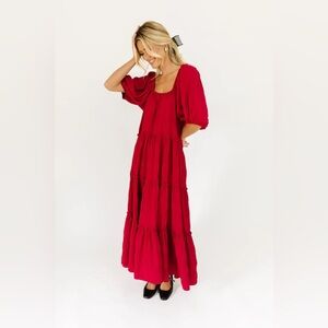 Zoco Daymaker Dress Crimson